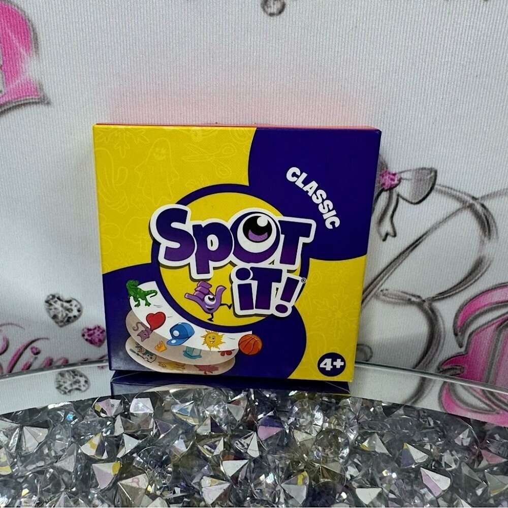 McDonald’s spot it Classic Card Game for Kids - Yellow and Blue